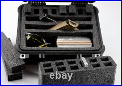 New case includes precut Pelican 1400 3 Pistol Range case Foam free nameplate New case includes precut Pelican 1400 3 Pistol Range case Foam free nameplate
