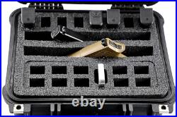 New case includes precut Pelican 1400 3 Pistol Range case Foam free nameplate New case includes precut Pelican 1400 3 Pistol Range case Foam free nameplate