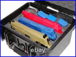 New custom 3 pistol handgun gun foam insert kit fits your Pelican T 1300 case