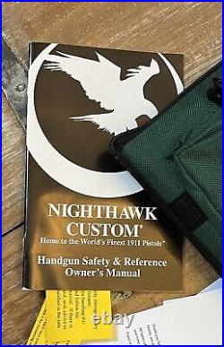 Nighthawk Custom-Pistol Case Padded Handgun Rug Shooting Range Gun Bag-Green HTF