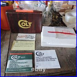 OEM COLT 380 AUTO 06380 BOX-GOOD SHAPE-COMPLETE WithPAPERS-FROM 80s-GOOD SHAPE