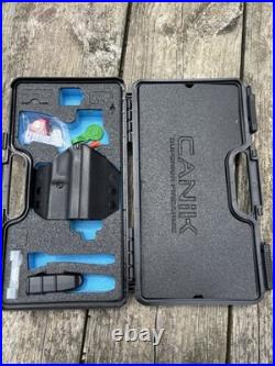 OEM Canik TP9 SFX Hard Box Case with Holster, Optic Base Plates & Extras TP9SFX