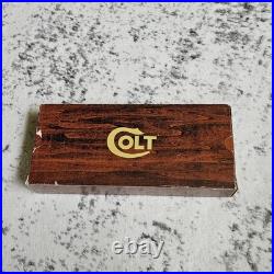 OEM Factory Colt Woodgrain Python Box, styrofoam, manual, Hangtag, plastic wrap