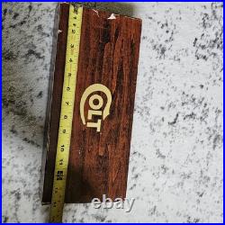 OEM Factory Colt Woodgrain Python Box, styrofoam, manual, Hangtag, plastic wrap