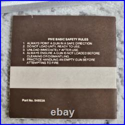 OEM Factory Colt Woodgrain Python Box, styrofoam, manual, Hangtag, plastic wrap