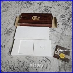 OEM Factory Colt Woodgrain Python Box, styrofoam, manual, Hangtag, plastic wrap