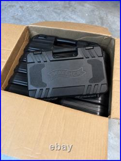 OEM Walther PDP / PDP Pro Hard Box Case Black with Extras BRAND NEW (LOT OF 7)