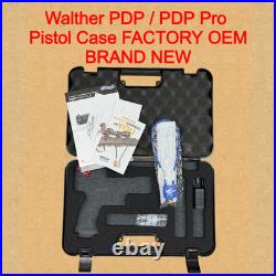 OEM Walther PDP / PDP Pro Hard Box Case Black with Extras BRAND NEW (LOT OF 7)