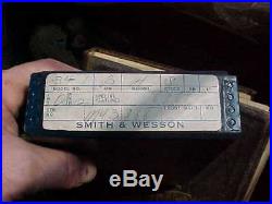 Older Smith Wesson Box 22/32 Kit Gun Model 34 Blue Finish 4 In & Paper Work