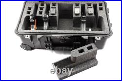 Optic Ready Precut Convertible 6 pistol gun Range foam fits Pelican V525 case Optic Ready Precut Convertible 6 pistol gun Range foam fits Pelican V525 case