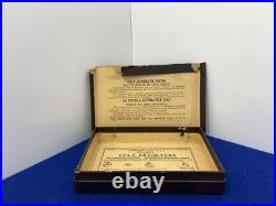Original Colt. 380 Hammerless Pocket Model Box with Manual & Inserts