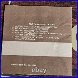 Original Vintage Colt Woodgrain Python Box, styrofoam, Manual Fits up to 6 More