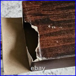 Original Vintage Colt Woodgrain Python Box, styrofoam and Manual