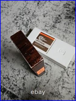 Original Vintage Colt Woodgrain Python Box, styrofoam and Manual