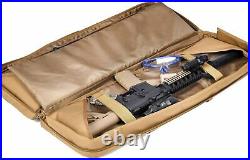 Outdoor Double Gun Bag Tactical Rifle Gun Range Soft Case Pistol Bag Gun Backbag
