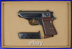 PISTOL GUN PRESENTATION CUSTOM DISPLAY CASE BOX? 1 for WALTHER PPK 7,65.32.380 PISTOL GUN PRESENTATION CUSTOM DISPLAY CASE BOX? 1 for WALTHER PPK 7,65.32.380