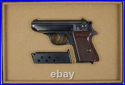 PISTOL GUN PRESENTATION CUSTOM DISPLAY CASE BOX? 3 for WALTHER PPK 7,65.32.380