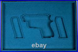 PISTOL GUN PRESENTATION CUSTOM DISPLAY CASE BOX for BERETTA 950 JETFIRE 6,35mm PISTOL GUN PRESENTATION CUSTOM DISPLAY CASE BOX for BERETTA 950 JETFIRE 6,35mm