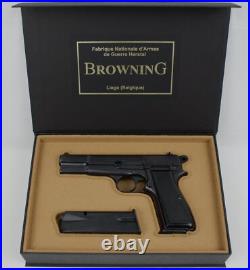 PISTOL GUN PRESENTATION CUSTOM DISPLAY CASE BOX for BROWNING HIGH POWER 2 Type PISTOL GUN PRESENTATION CUSTOM DISPLAY CASE BOX for BROWNING HIGH POWER 2 Type