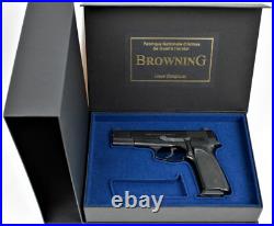 PISTOL GUN PRESENTATION CUSTOM DISPLAY CASE BOX for BROWNING HP-DAO or BDAO 9 mm PISTOL GUN PRESENTATION CUSTOM DISPLAY CASE BOX for BROWNING HP-DAO or BDAO 9 mm
