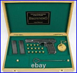PISTOL GUN PRESENTATION CUSTOM DISPLAY CASE BOX for BROWNING m1903 FN LIEGE 9mm