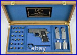 PISTOL GUN PRESENTATION CUSTOM DISPLAY CASE BOX for COLT MUSTANG Mk 4 Series 80