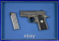 PISTOL GUN PRESENTATION CUSTOM DISPLAY CASE BOX for COLT MUSTANG Mk 4 Series 80 PISTOL GUN PRESENTATION CUSTOM DISPLAY CASE BOX for COLT MUSTANG Mk 4 Series 80