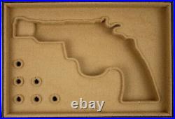 PISTOL GUN PRESENTATION CUSTOM DISPLAY CASE BOX for COLT TROOPER Mk III 4''. 357 PISTOL GUN PRESENTATION CUSTOM DISPLAY CASE BOX for COLT TROOPER Mk III 4''. 357