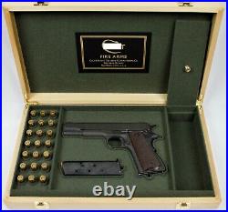 PISTOL GUN PRESENTATION CUSTOM DISPLAY CASE BOX for COLT m1911 A1 government