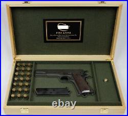 PISTOL GUN PRESENTATION CUSTOM DISPLAY CASE BOX for COLT m1911 A1 government