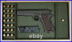 PISTOL GUN PRESENTATION CUSTOM DISPLAY CASE BOX for COLT m1911 A1 government