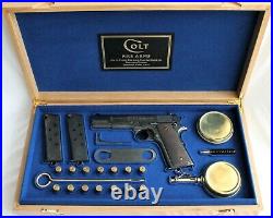 PISTOL GUN PRESENTATION CUSTOM DISPLAY CASE BOX for COLT m1911 Government m1912