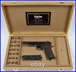 PISTOL GUN PRESENTATION CUSTOM DISPLAY CASE BOX for COLT m1911 government. 45ACP