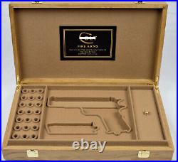 PISTOL GUN PRESENTATION CUSTOM DISPLAY CASE BOX for COLT m1911 government. 45ACP