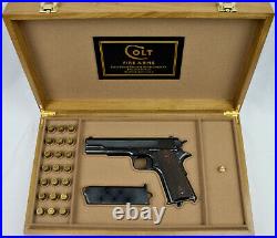 PISTOL GUN PRESENTATION CUSTOM DISPLAY CASE BOX for COLT m1911 government 45 ACP