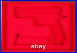 PISTOL GUN PRESENTATION CUSTOM DISPLAY CASE BOX for CZ 75 SP-01 SHADOW 9 x 19 mm PISTOL GUN PRESENTATION CUSTOM DISPLAY CASE BOX for CZ 75 SP-01 SHADOW 9 x 19 mm