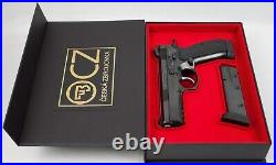 PISTOL GUN PRESENTATION CUSTOM DISPLAY CASE BOX for CZ 75 SP-01 SHADOW 9 x 19 mm