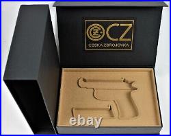 PISTOL GUN PRESENTATION CUSTOM DISPLAY CASE BOX for CZ 83 cal. 9x17 mm. 380 ACP