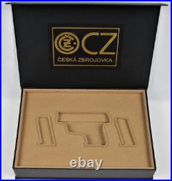 PISTOL GUN PRESENTATION CUSTOM DISPLAY CASE BOX for CZ DUO cal. 6,35 mm. 25 ACP PISTOL GUN PRESENTATION CUSTOM DISPLAY CASE BOX for CZ DUO cal. 6,35 mm. 25 ACP