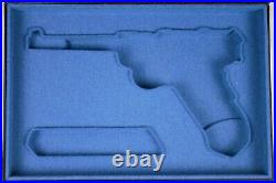 PISTOL GUN PRESENTATION CUSTOM DISPLAY CASE BOX for DWM LUGER P 06 m1906 4 3/4