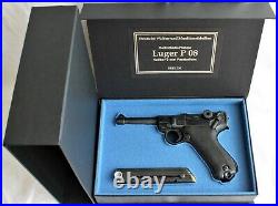 PISTOL GUN PRESENTATION CUSTOM DISPLAY CASE BOX for DWM LUGER P 08 parabellum