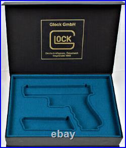 PISTOL GUN PRESENTATION CUSTOM DISPLAY CASE BOX for GLOCK 17 Gen. 3 cal. 9x19 mm