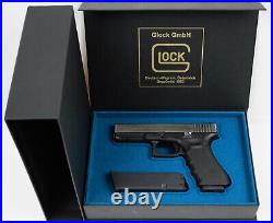 PISTOL GUN PRESENTATION CUSTOM DISPLAY CASE BOX for GLOCK 17 Gen. 4 cal. 9x19 mm