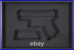PISTOL GUN PRESENTATION CUSTOM DISPLAY CASE BOX for GLOCK 26 cal. 9mm + 2 ammo PISTOL GUN PRESENTATION CUSTOM DISPLAY CASE BOX for GLOCK 26 cal. 9mm + 2 ammo