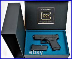 PISTOL GUN PRESENTATION CUSTOM DISPLAY CASE BOX for GLOCK 30 cal. 45 ACP PISTOL GUN PRESENTATION CUSTOM DISPLAY CASE BOX for GLOCK 30 cal. 45 ACP