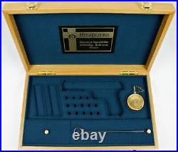 PISTOL GUN PRESENTATION CUSTOM DISPLAY CASE BOX for HUSQVARNA m1907 M07 m1903