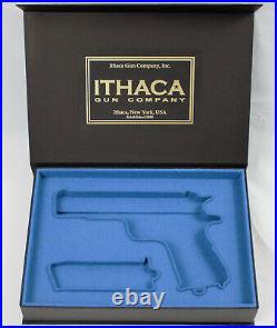 PISTOL GUN PRESENTATION CUSTOM DISPLAY CASE BOX for ITHACA m1911 A1 colt. 45 acp