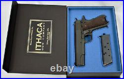 PISTOL GUN PRESENTATION CUSTOM DISPLAY CASE BOX for ITHACA m1911 A1 colt. 45 acp