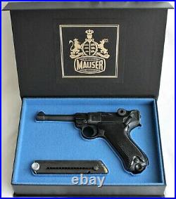 PISTOL GUN PRESENTATION CUSTOM DISPLAY CASE BOX for MAUSER LUGER P 08 parabellum