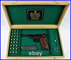 PISTOL GUN PRESENTATION CUSTOM DISPLAY CASE BOX for MAUSER P38 walther 9mm para